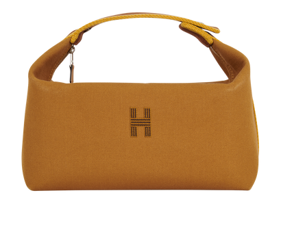 Hermès Large Bride A Brac, &pound;495, Accessories, Beige/Brown/Yellow, Cotton, Front view